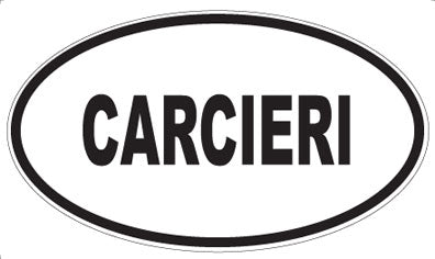 CARCIERI - Oval Magnet