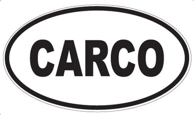CARCO - Oval Magnet