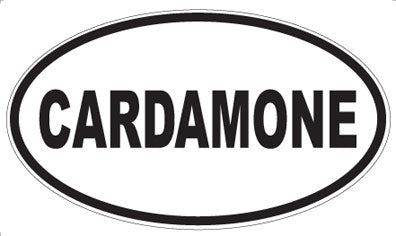CARDAMONE - Oval Sticker