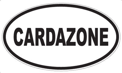 CARDAZONE - Oval Magnet
