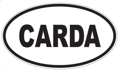 CARDA - Oval Magnet