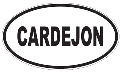 CARDEJON - Oval Sticker