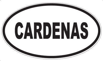 CARDENAS - Oval Magnet