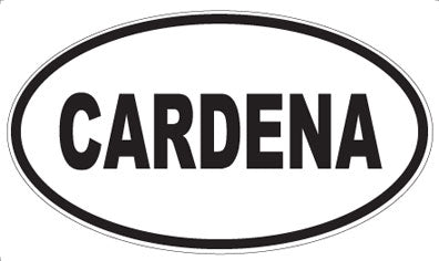 CARDENA - Oval Magnet