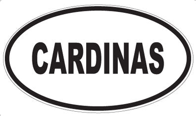 CARDINAS - Oval Magnet