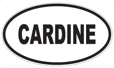 CARDINE - Oval Magnet