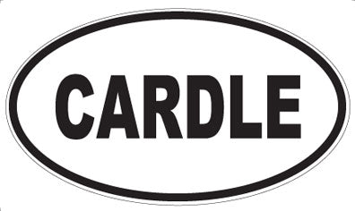 CARDLE - Oval Magnet