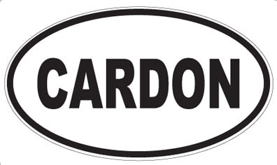 CARDON - Oval Magnet