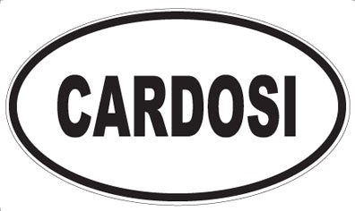 CARDOSI - Oval Sticker
