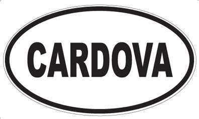 CARDOVA - Oval Magnet