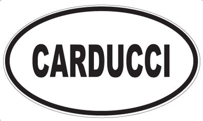 CARDUCCI - Oval Magnet