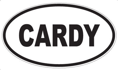 CARDY - Oval Magnet