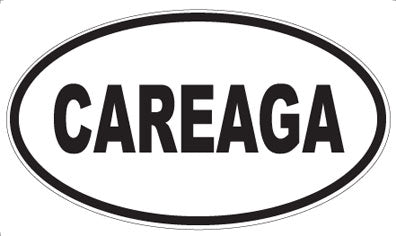 CAREAGA - Oval Sticker