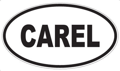 CAREL - Oval Sticker