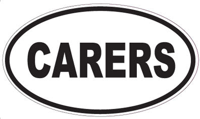 CARERS - Oval Sticker