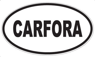 CARFORA - Oval Sticker