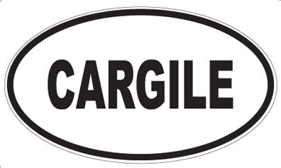 CARGILE - Oval Magnet