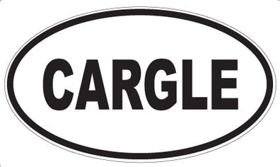 CARGLE - Oval Magnet
