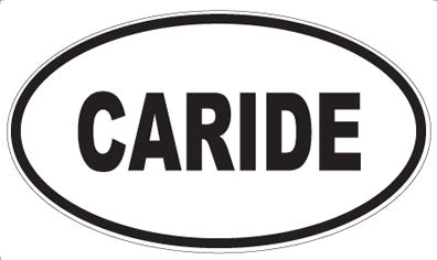 CARIDE - Oval Magnet