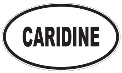 CARIDINE - Oval Sticker