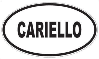 CARIELLO - Oval Magnet