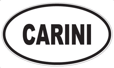CARINI - Oval Magnet
