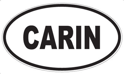 CARIN - Oval Magnet
