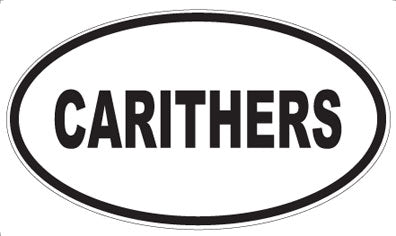 CARITHERS - Oval Sticker
