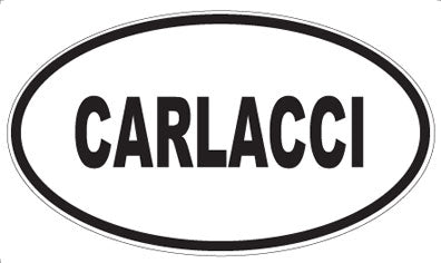 CARLACCI - Oval Magnet