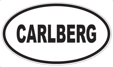 CARLBERG - Oval Magnet