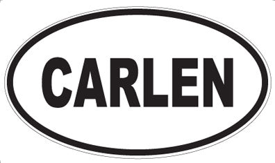 CARLEN - Oval Magnet