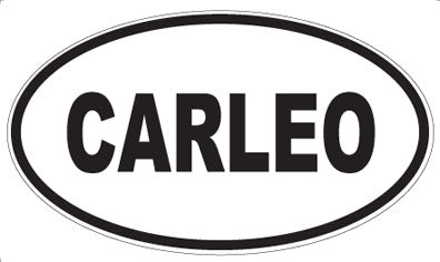 CARLEO - Oval Sticker