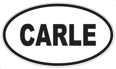 CARLE - Oval Magnet