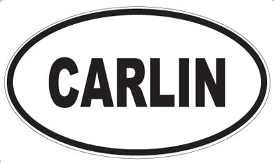 CARLIN - Oval Sticker