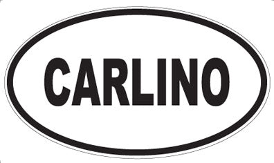 CARLINO - Oval Magnet