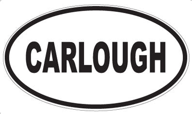 CARLOUGH - Oval Magnet