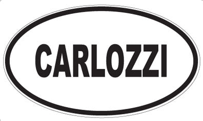 CARLOZZI - Oval Magnet