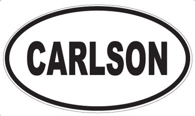 CARLSON - Oval Sticker