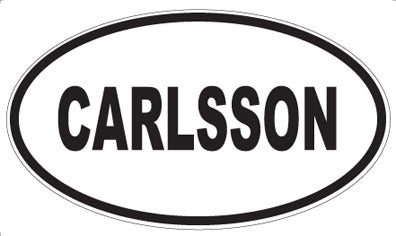 CARLSSON - Oval Magnet