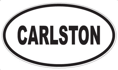 CARLSTON - Oval Magnet