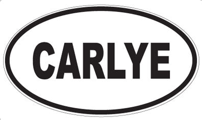 CARLYE - Oval Magnet