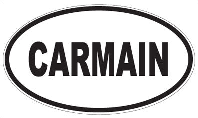 CARMAIN - Oval Magnet