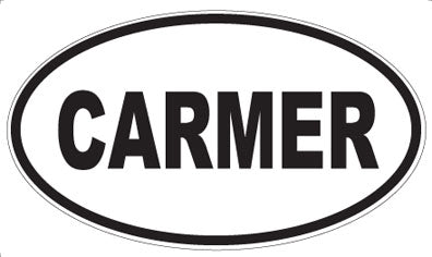 CARMER - Oval Magnet