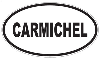 CARMICHEL - Oval Magnet