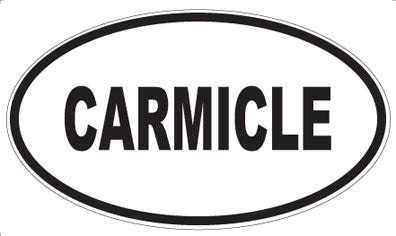 CARMICLE - Oval Magnet