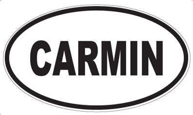 CARMIN - Oval Magnet