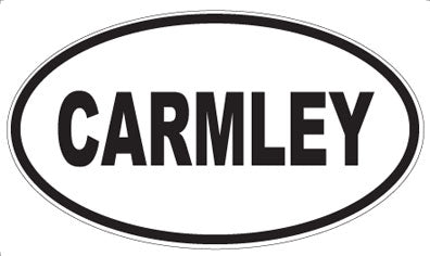 CARMLEY - Oval Sticker