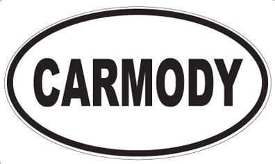 CARMODY - Oval Sticker