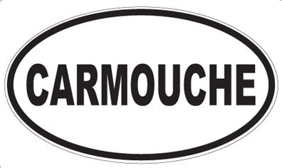 CARMOUCHE - Oval Magnet