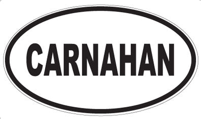 CARNAHAN - Oval Magnet